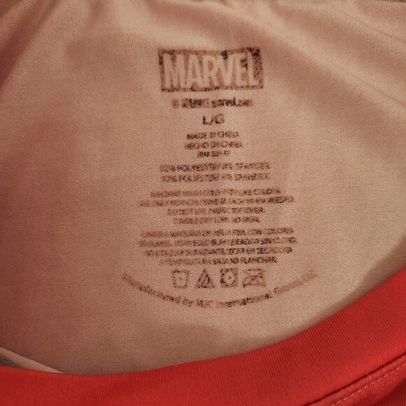 Marvel Black Widow Shirt "Wait For My Prey" Long Sleeve Polyester Large - Picture 9 of 9